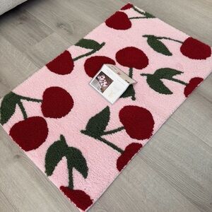 NWT Cherry Bath Rug